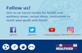 Join us on social media for health and wellness …...•National Bike Month (May) •National Bike to Work Day (May 17) •Nat’l Women’s Health Week (May 12-18) •World No Tobacco
