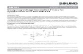 Designing Voltage Controlled Filters for Synthesizers with ... · AN701: DESIGNING VOLTAGE CONTROLLED FILTERS FOR SYNTHESIZERS Page 2 10Hz 100Hz 1KHz 10KHz 100KHz-90° -75° -60°
