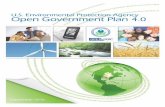 This Page Intentionally Left Blank · EPA Open Government Plan 4.0 September 2016 i Table of Contents I. Executive Summary ..... 1
