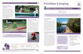 Primitive Camping – Northern Highland American Legion ... · and canoe camping information and maps can be found in the NHAL State Forest canoe route pamphlet available at NHAL