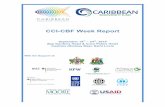 CCI-CBF Week Report - Final · 2016-11-22 · ! 2! I. Executive Summary The 1st CCI-CBF Week was held from September 19th - 24th, 2016 in Castries, Saint Lucia. The meetings marked