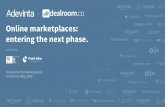 Online marketplaces: entering the next phase....Page/ 4 Online Marketplaces: Outlook on 2020 and beyond The Future of Online Marketplaces | 2020 Edition Key takeaways. Digital adoption