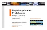 Rapid Application Prototyping With GAMS · • GAMS Development Corp. • GAMS Software GmbH • Broad academic & commercial user community and network ... Basic Sudoku ( su1) Basic