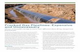 Fracked Gas Pipelines: Expensive and Unnecessary...Atlantic Coast Pipeline were invested in solar energy, enough capacity could be built to power more than 310,000 homes in North Carolina,