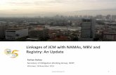 Linkages of JCM with NAMAs, MRV and Registry: An Update...Climate Change Policy Framew0rk • Political action is yet to take shape in form of concrete policies and investment decisions