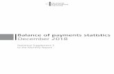 Balance of payments statistics - December 2018 · Güterverzeichnis für Produktionsstatistiken, Ausgabe 2009 (GP2009) 3 = Product classification for Production Statistics, 2009 edition