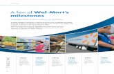 A few of Wal-Mart’s milestones - Walmart Fact Checker · Bharti Enterprises and Wal-Mart enter into a wholesale cash and carry business joint-venture in India. 2010 Wal-Mart expresses