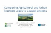 Comparing Agricultural and Urban Nutrient Loads to Coastal ... · Nunes and Ferreira: Agricultural and Urban Nutrient Loads to Coastal Systems Objectives of this work •Compare nutrient
