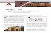 TEXAS A&M STADIUM - Amerimix · 2019-07-12 · Project Manager Camarata Masonry Amerimix® Shows its Strengths in the Redevelopment of Texas A&M’s Kyle Field TEXAS A&M STADIUM Kyle