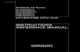 INSTRUCTIONS REFERENCE MANUAL...CP1E/CP2E CPU Unit Instructions Reference Manual(W483) 5 CP2E CPU Unit Software User’s Manual (Cat. No. W614) Section Contents Section 1 Overview