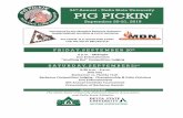 PIG PICKIN' - Memphis BBQ Networkmemphisbbqnetwork.com/wp-content/uploads/2019/02/PP... · 2020-02-12 · th Annual Cornhole Tournament Presentation of Barbecue Awards . Sponsored