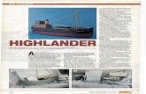 HIGHLANDER - Mount Fleet Models, Model Boat Kit Manufacturers · 24 hour Araldite jwo-part.epoxy which gives great strength. The wash 'Port covers can be fixed on to the bulwark sides,