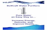 BelKraft Water PurifiersThe importance of the alkaline balance • Our body is mostly Alkaline by design. • Our most critical fluid – blood – must remain at pH 7.36 – 7.45