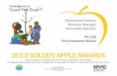 Elementary Division Brooklyn Borough Honorable Mention...201 GOLDEN APPLE AWARDS This certificate is awarded with the sincere appreciation and esteem of a grateful Department and City