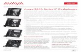 Avaya 9600 Series IP Deskphones · 2017-08-23 · the Avaya 3631 offers ample capacity for monitoring multiple bridged lines, perfect for the power administrative assistant with a