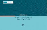 Zero emissions in 2050 · emissions, though shipping contributes only two percent of man-made CO2 emissions. Global warming represents perhaps the greatest threat to ecosystems, biodiversity,