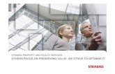 STRABAG Property and Facility Services GmbH · 2013-02-25 · STRABAG PROPERTY AND FACILITY SERVICES GROUP (I) STRABAG PFS Group offers integrated facility and property management