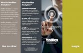 patient-centered prepared - MedBen Analytics · MedBen Analytics is the bundled payment software platform that helps you gather, organize, and interpret the data you need to unlock