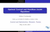 Optimal Control and Hamilton-Jacobi Equations · HJB Equation State Constraints Active Mathematical Domains Motivated by Optimal Control Nonsmooth, Set-Valued Analysis, Variational