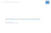 LCA Commons Submission Guidelines - USDA · Please review the legal code of the CC0 1.0 Universal license prior to submitting your datasets, as well as the Data Use Disclaimer Agreement