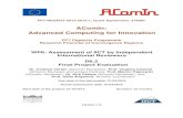 AComIn: Advanced Computing for Innovationiict.bas.bg/acomin/docs/deliverables/D6_2.pdf · • Awards, media reflections as shown at the project site Deliverables with Restricted Dissemination