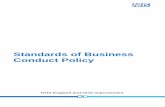 Standards of Business Conduct Policy JTS comments · officers conduct themselves with honesty, integrity and probity. The policy should be read in conjunction with all relevant organisational