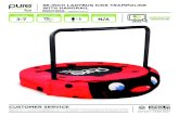 36-INCH LADYBUG KIDS TRAMPOLINE WITH HANDRAIL · 2020-05-19 · using the trampoline. • DO NOT fall or bounce on your knees - this can cause injury. • DO NOT somersault — this