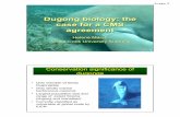 Dugong biology: the case for a CMS agreement · 2014-12-10 · 10. If food supply is damaged dugongs postpone breeding and/or move. 0 5 10 15 20 25 0 - 5 6-10 11-15 16-20 21-25 26-30
