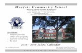 2015 – 2016 School Calendar...Mayfair Community School SASKATOON PUBLIC SCHOOLS Mayfair Staff 2015/2016 Principal T. Berg Pre-Kindergarten Teacher L. Laroque Vice-Principal D. Puobi