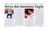 Subentrerà a don Tonino, destinato a Torino … don Domenico.pdfSubentrerà a don Tonino, destinato a Torino PARROCCHIA Arriva don Domenico Veglio Edile — dice il sacerdote —.