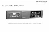STEEL SECURITY SAFE - Honeywell...Model 5301DOJ STEEL SECURITY SAFE Read this manual carefully and never store it inside the safe! ! 1