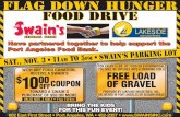 And Food Drive - Peninsula Daily Newsww2.peninsuladailynews.com/hot-links/swains/695210.pdfOFFCOUPON FOR EVERY 5 LBS. OF FOOD OR $10 DONATION, YOU WILL BE ENTERED INTO A DRAWING FOR