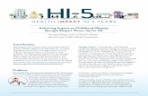 Hi-5 Georgia Achieving Impact on Childhood Obesity ......Health Impact in 5 Years (HI-5) 1 initiative highlights community-wide approaches that can improve the places where we live,