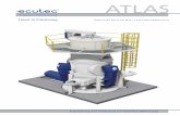 ATLAS-Vertical-Roller-Mill ECUTEC A4 · for the fine grinding and classification of a wide variety of materials including: Calcium Carbonate, Dolomite, Talc, Bentonite, Barites, Petroleum
