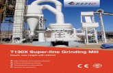 T130X Super-fine Grinding Mill - Crushing Plant · T130X enhanced super-fine grinding mill is a newly designed grinding mill based on the former patent product - TGM super pressure