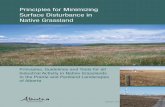 September 1, 2016 - Open Government Program | Alberta.ca · 2016-11-03 · Alberta Environment and Parks. 2016. Principles for Minimizing Surface Disturbances in Native Grassland