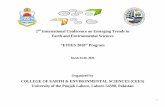 2nd International Conference on Emerging Trends in Earth ... 2020 Program (final) (3).pdf1*Muhammad Bilal Chattha and 2Muhammad Umer Chattha SEASONAL VARIATION OF WATER QUALITY INDEX