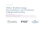 The Faltering Escalator of Urban Opportunity · 2020-07-08 · The Faltering Escalator of Urban Opportunity 1 The Faltering Escalator of Urban Opportunity* David Autor *dautor@mit.edu: