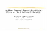 No-Clean Assembly Process Conditions –Effects on …Dexter Electronic Materials / Loctite Page 1 No-Clean Assembly Process Conditions – Effects on Flip-Chip/Underfill Reliability