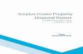 Surplus Crown Property Disposal Reportnovascotia.ca/tran/publications/scpdr.pdf · Section A Public Auction $275,767.03 Section B Public Tender – Purchase and Removal $118,414.62