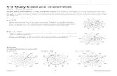 9-1 Study Guide and Intervention - MRS. FRUGE · 9-2 Study Guide and Intervention Graphs of Polar Equations Graphs of Polar Equations A polar graph is the set of all points with coordinates