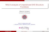 NNLO analysis of Unpolarized DIS Structure Functions...BBG Non-Singlet Analysis Results Non-Singlet Analysis Results - Fit parameters, errors and covariance matrix NNLO u v a 0.291