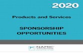 SPONSORSHIP OPPORTUNITIES - NAMICPlease note that sponsorships purchased within 30 days of an event, will require payment within three business days. Logo and Brand Standards We will
