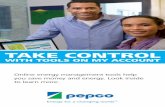 Online energy management tools help you save money and ...€¦ · Pepco customers save money and energy with My Account. Customers in Maryland use My Account to help them take control