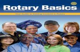 Rotary Basics · 2014-09-15 · Rotary Peace Centers — Programs at eight universities around the world that offer advanced degrees and profes-sional certificates in peace and conflict
