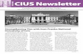 Fall 2005 CIUS Newsletter - Ukrainian Studies€¦ · 2 Fall 2005 CIUS Newsletter Making a Signiﬁcant Diﬀerence Upon assuming the presidency of the University of Alberta on 1