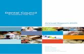 Annual Report 2015 - Dental Council · This year we were pleased to select the National Dental Examining Board of Canada (NDEB) as the new provider of the New Zealand Dentist Registration