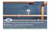 Best Practices for Industrial Water Conservation …...5 Best Practices for Industrial Water Conservation Introduction This guide is designed to help industrial facility maintenance