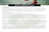 SUPPLEMENTATION - Amazon S32/Q3… · LET’S START BY LOOKING AT THE EVIDENCE FOR AND AGAINST SUPPLEMENTATION FOR IMPROVED ... Protein powders are also an expensive alternative to