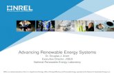 Advancing Renewable Energy Systems€¦ · Advancing Renewable Energy Systems Dr. Douglas J. Arent Executive Director, JISEA National Renewable Energy Laboratory . NATIONAL RENEWABLE
